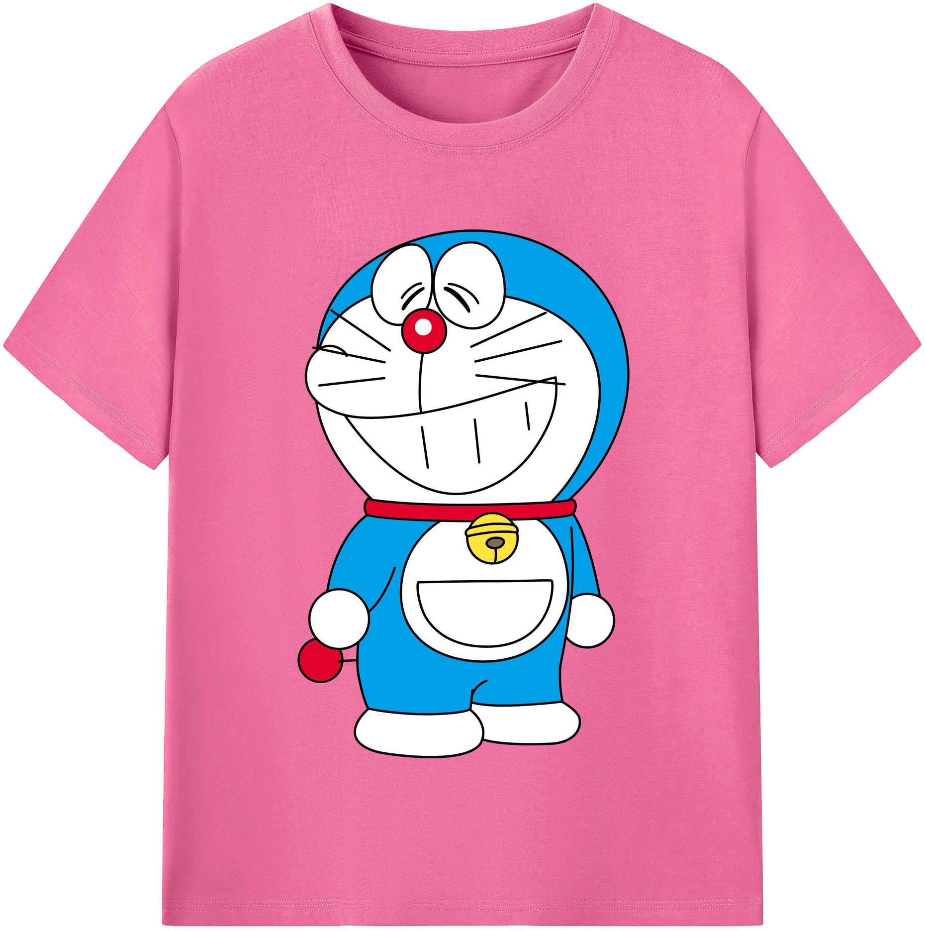 （画像用） ドラえもん Doraemon レディースカジュアルプリントTシャツ（綿100％）